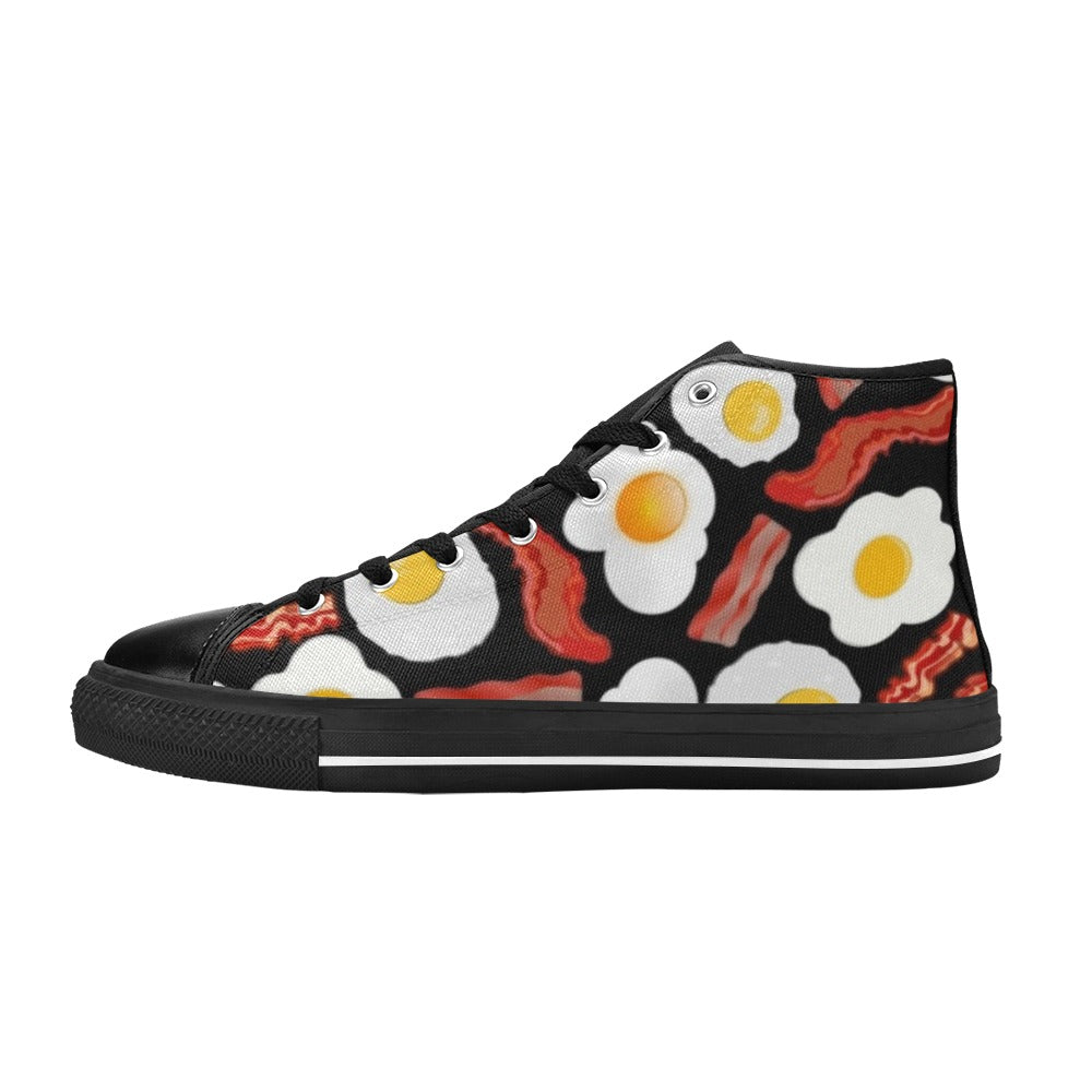 Bacon and Eggs - High Top Shoes