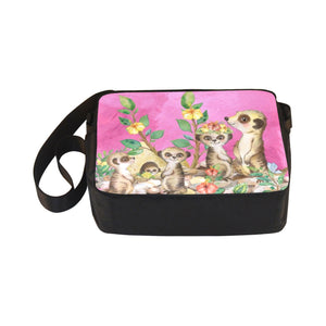 Meerkats - One-Sided Crossbody Nylon Bag - Little Goody New Shoes Australia