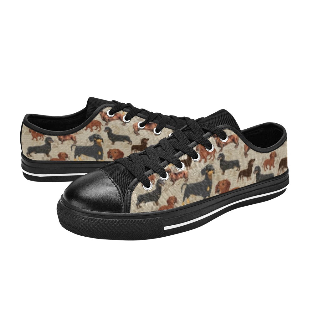 Dachshund - Low Top Shoes - Little Goody New Shoes Australia