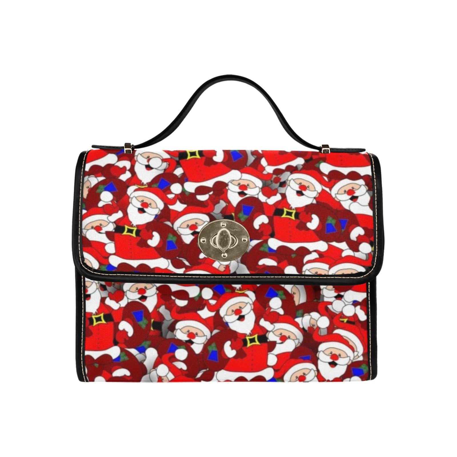 Santa - Waterproof Canvas Handbag