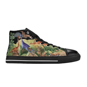 Dinosaur - High Top Shoes - Little Goody New Shoes Australia