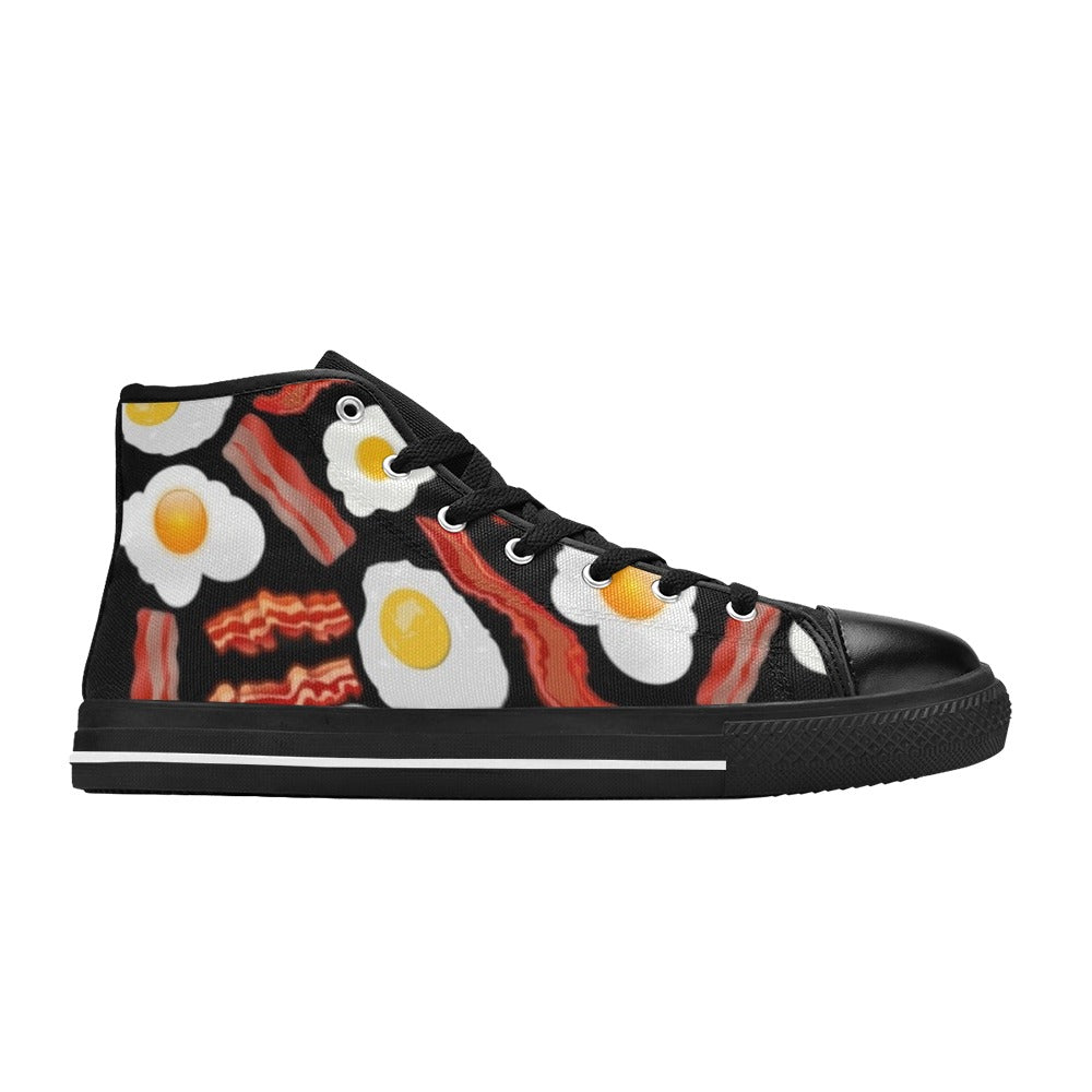 Bacon and Eggs - High Top Shoes