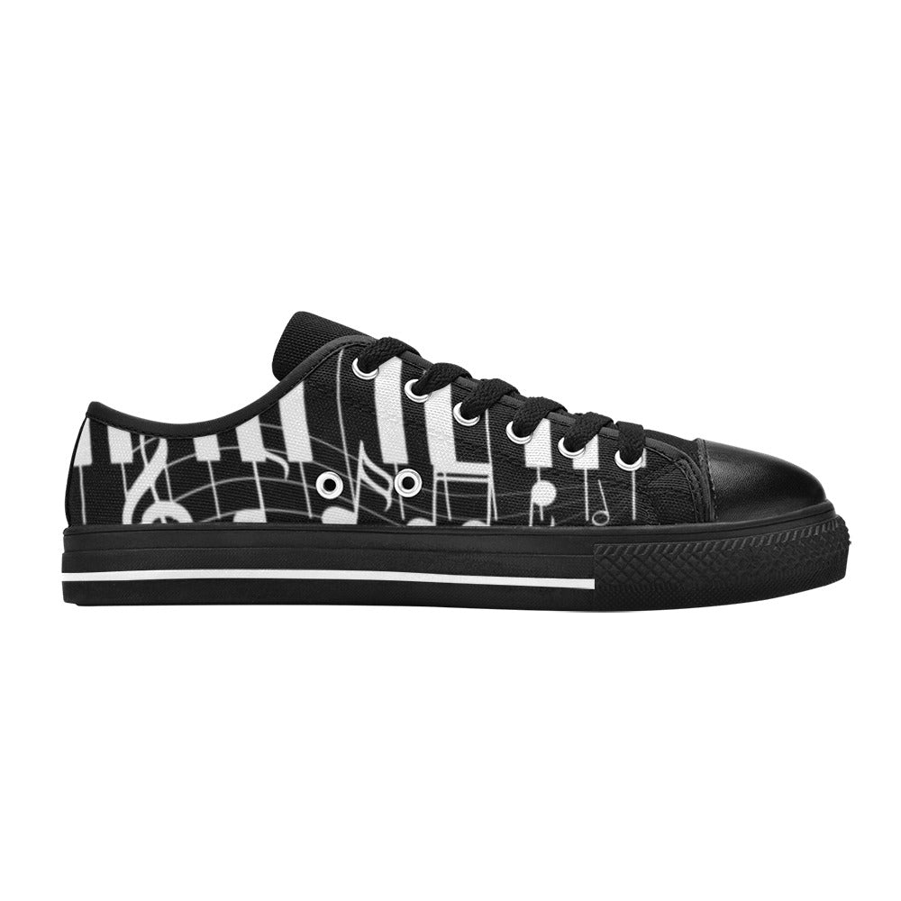 Music Notes - Low Top Shoes - Little Goody New Shoes Australia