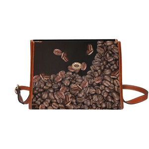 Coffee Beans - Waterproof Canvas Handbag