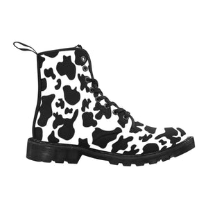 Cow - Canvas Boots - Little Goody New Shoes Australia