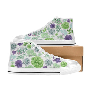 Succulents - High Top Shoes - Little Goody New Shoes Australia