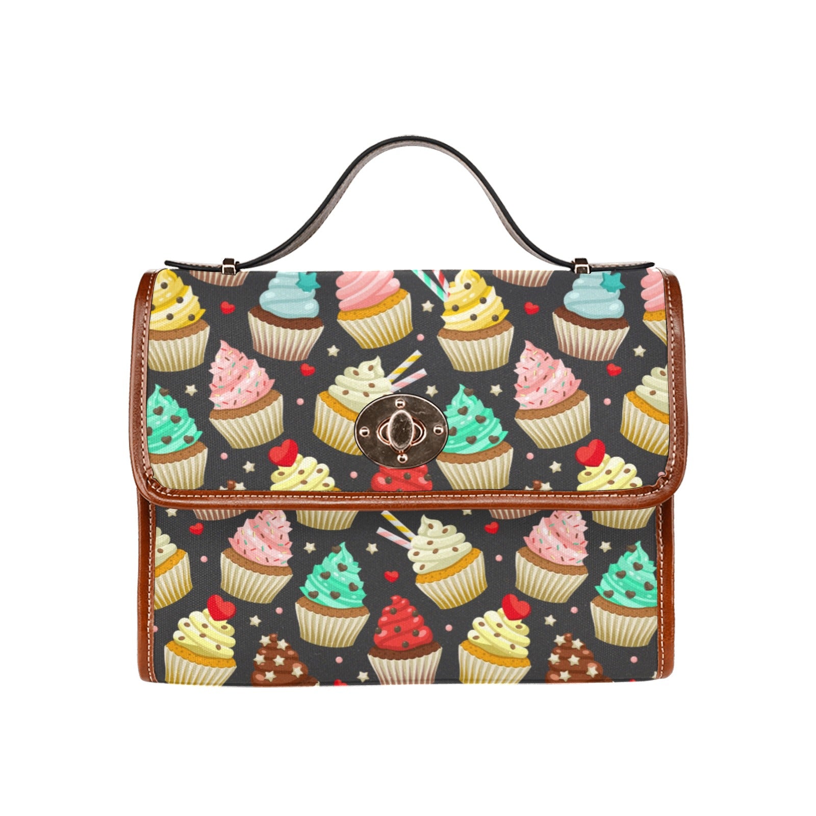 Cupcake - Waterproof Canvas Handbag