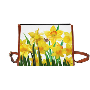 Daffodils - Waterproof Canvas Handbag