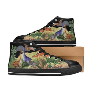 Dinosaur - High Top Shoes - Little Goody New Shoes Australia