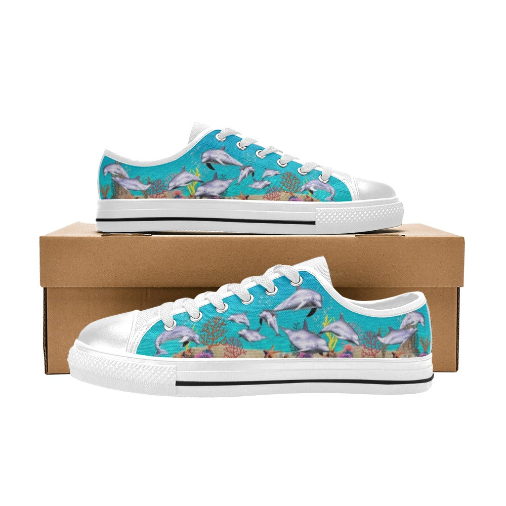 Dolphins - Low Top Shoes - Little Goody New Shoes Australia