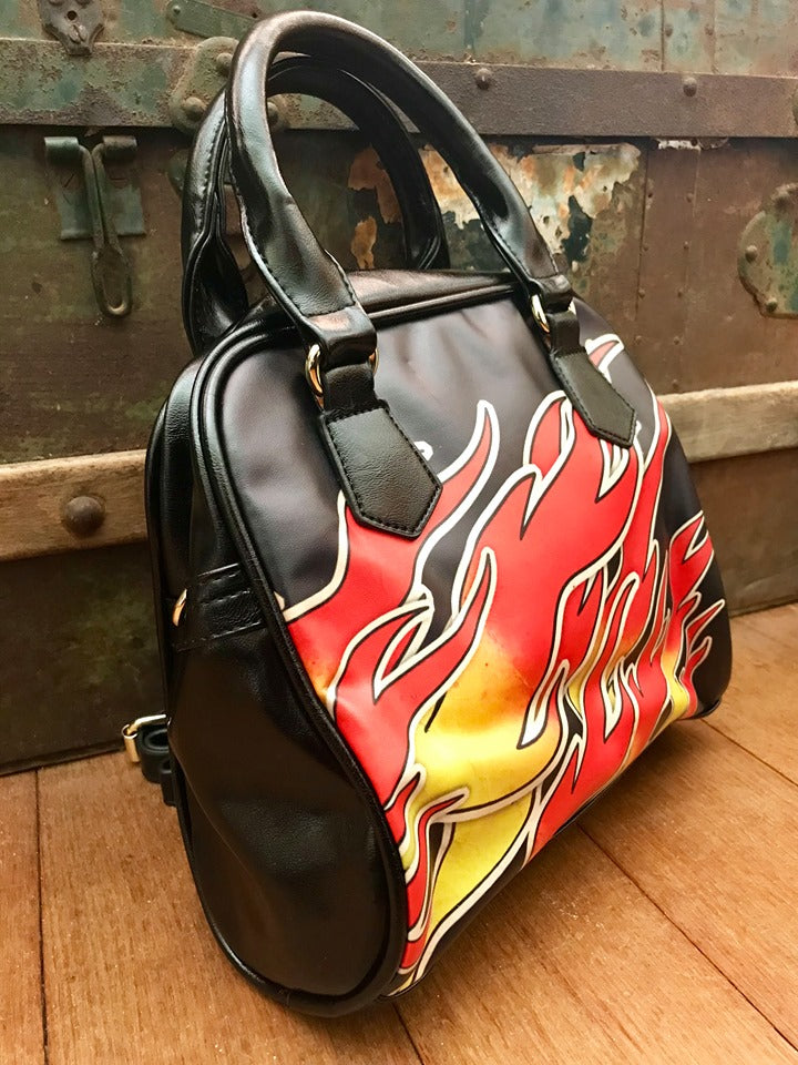 Flames - Shoulder Handbag - Little Goody New Shoes Australia