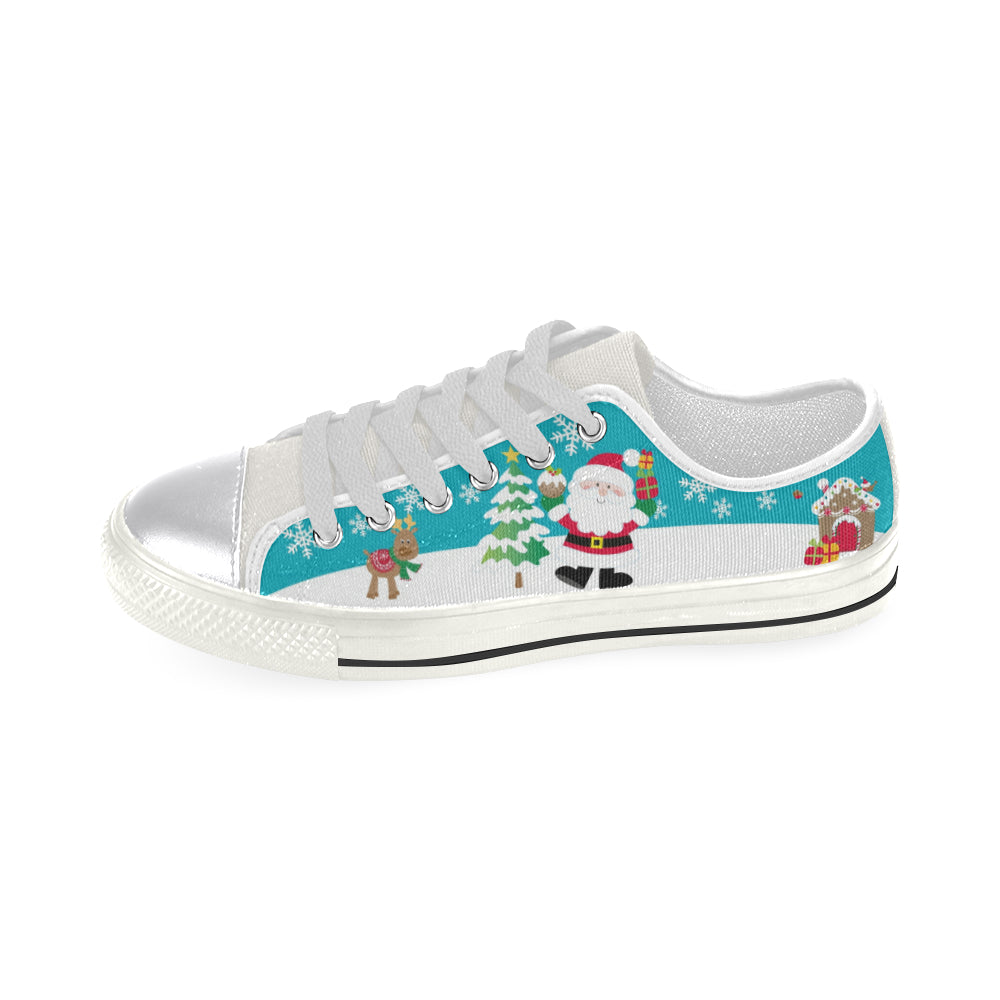 Santa Claus Scene - Low Top Shoes - Little Goody New Shoes Australia