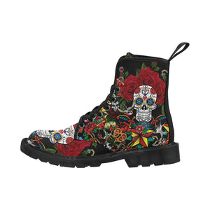 Tattoo - Canvas Boots - Little Goody New Shoes Australia