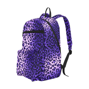 Leopard Purple - Travel Backpack - Little Goody New Shoes Australia