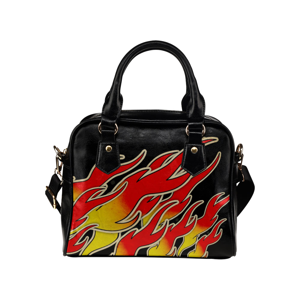 Flames - Shoulder Handbag - Little Goody New Shoes Australia