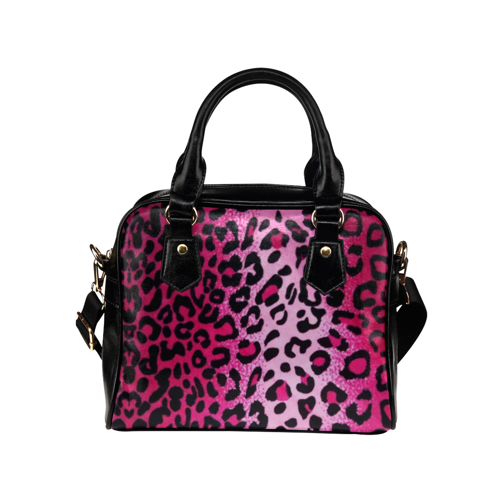 Leopard Pink - Shoulder Handbag - Little Goody New Shoes Australia