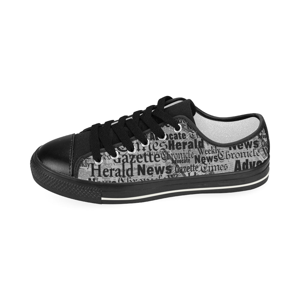 Newsprint - Low Top Shoes - Little Goody New Shoes Australia