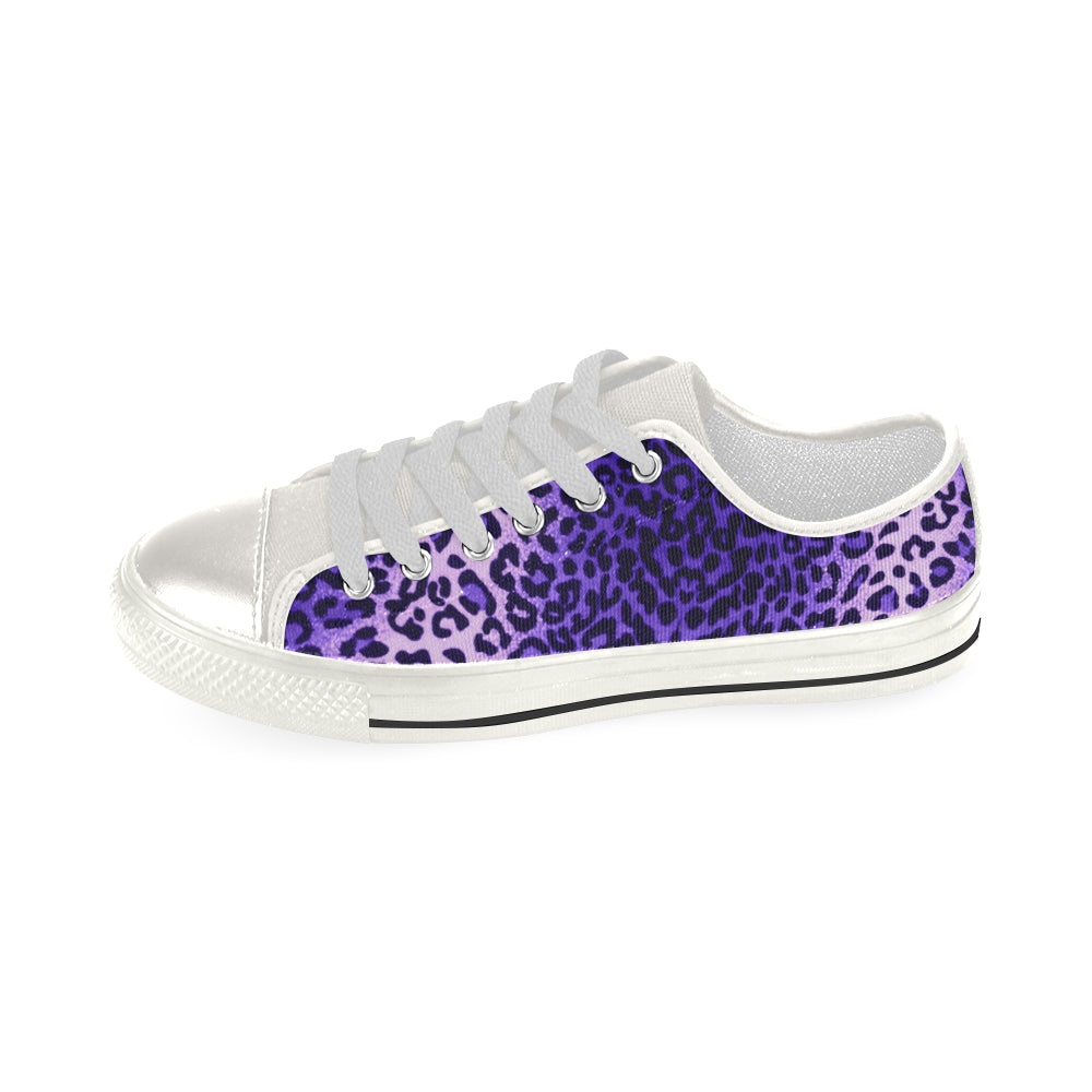 Leopard Purple - Low Top Shoes - Little Goody New Shoes Australia