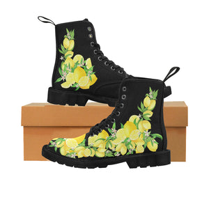 Lemon - Canvas Boots - Little Goody New Shoes Australia