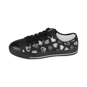 Lace Hearts - Low Top Shoes - Little Goody New Shoes Australia