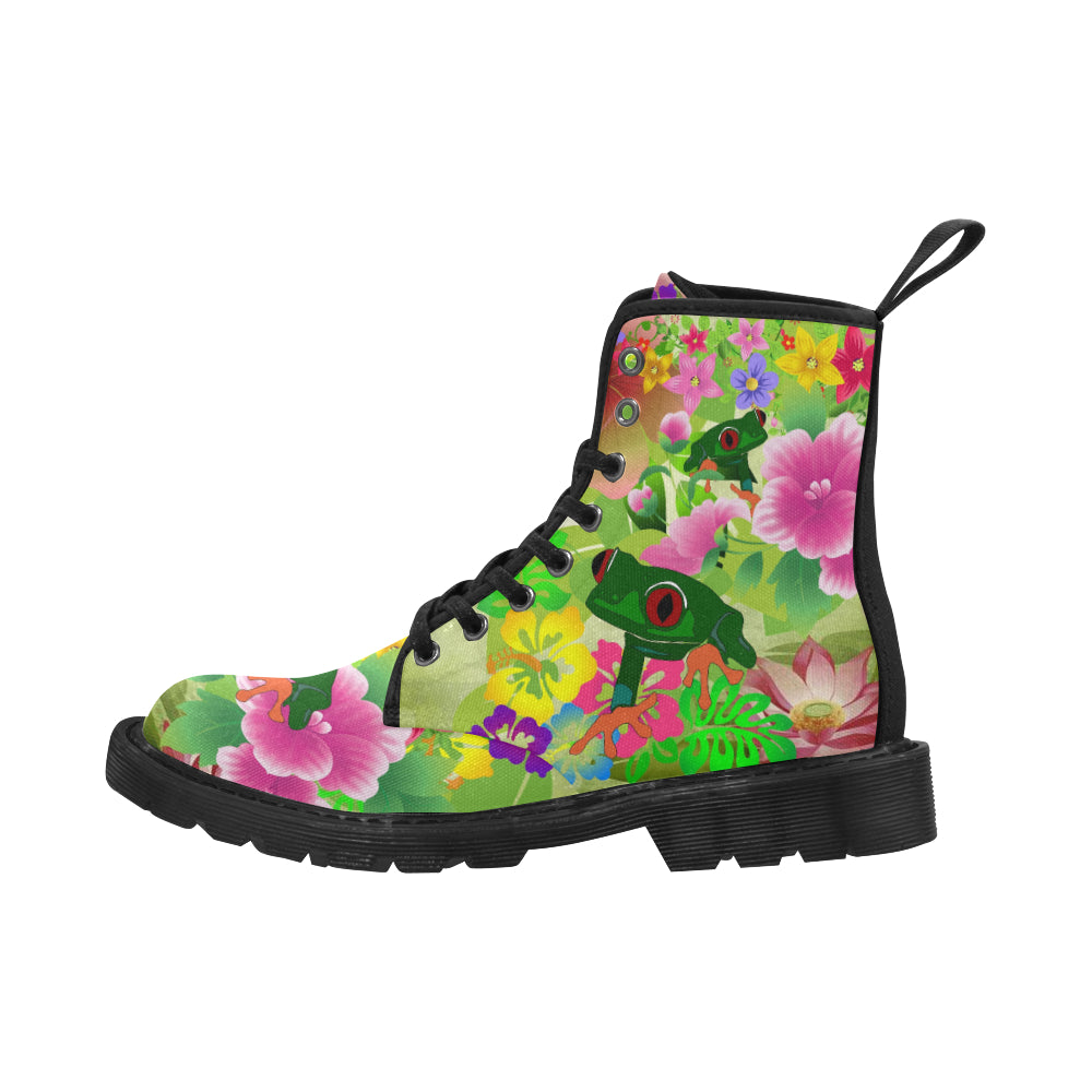 Frog - Canvas Boots - Little Goody New Shoes Australia