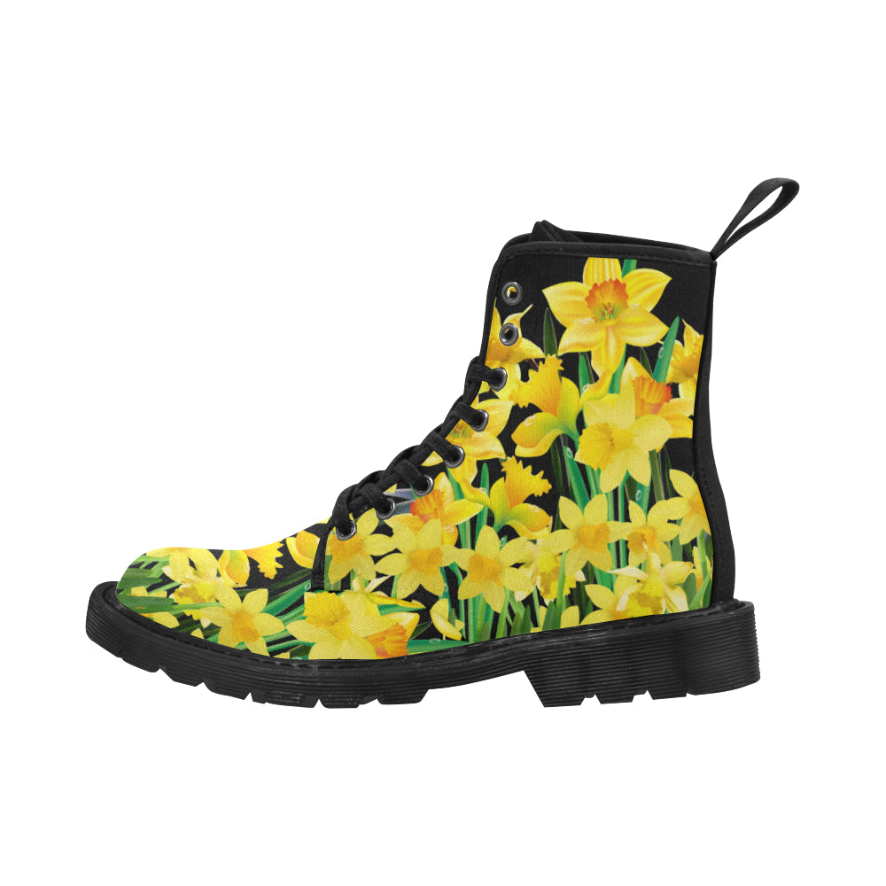 Daffodil - Canvas Boots - Little Goody New Shoes Australia