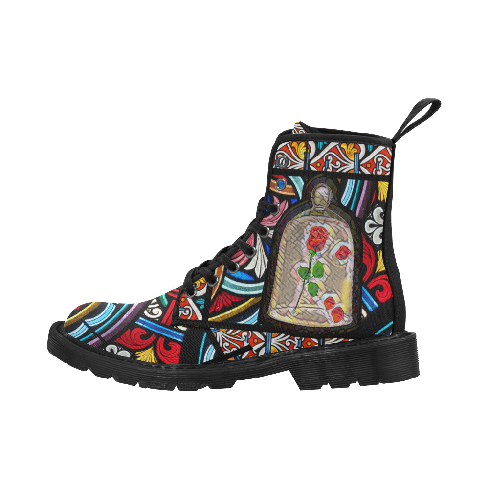 Stained Glass - Canvas Boots - Little Goody New Shoes Australia