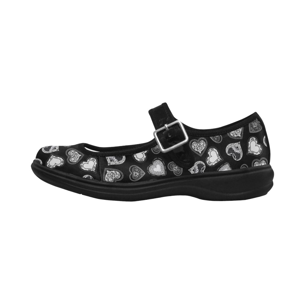 Lace Hearts - Mary Jane Shoes - Little Goody New Shoes Australia