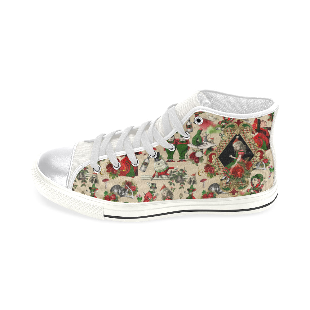 Xmas Alice - High Top Shoes - Little Goody New Shoes Australia