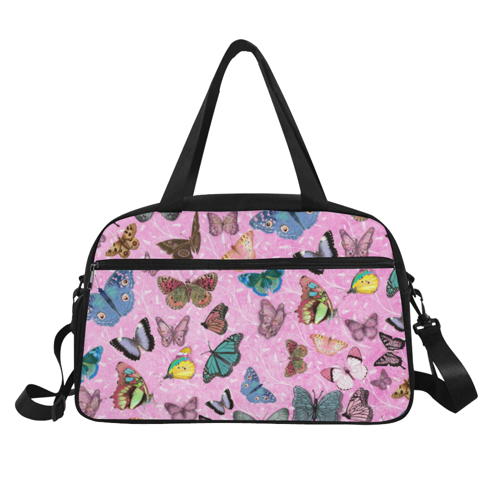 Butterfly Pink - Travel Bag - Little Goody New Shoes Australia