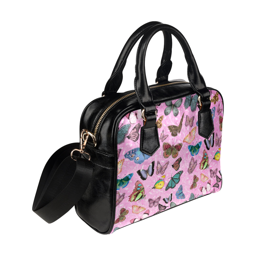 Butterfly Pink - Shoulder Handbag - Little Goody New Shoes Australia