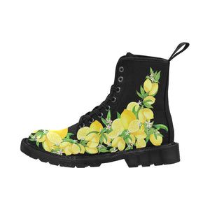 Lemon - Canvas Boots - Little Goody New Shoes Australia