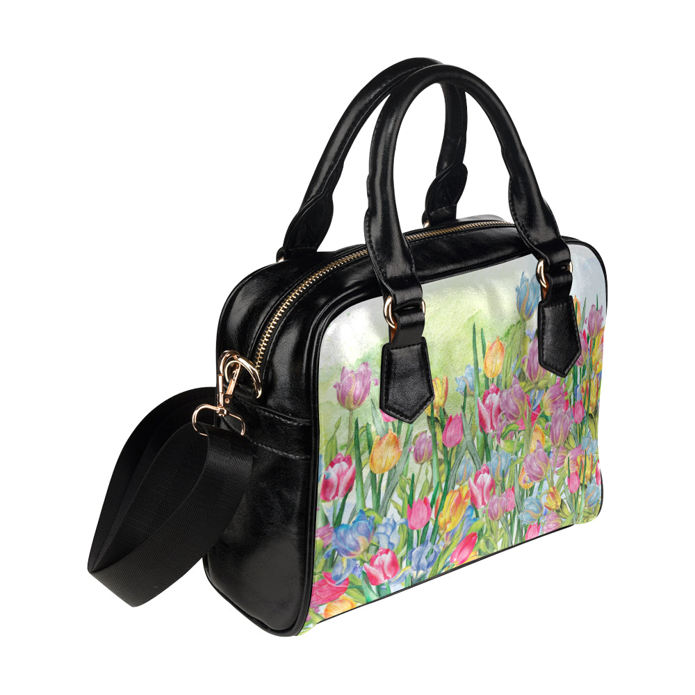 Tulips - Shoulder Handbag - Little Goody New Shoes Australia