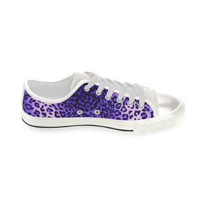 Leopard Purple - Low Top Shoes - Little Goody New Shoes Australia