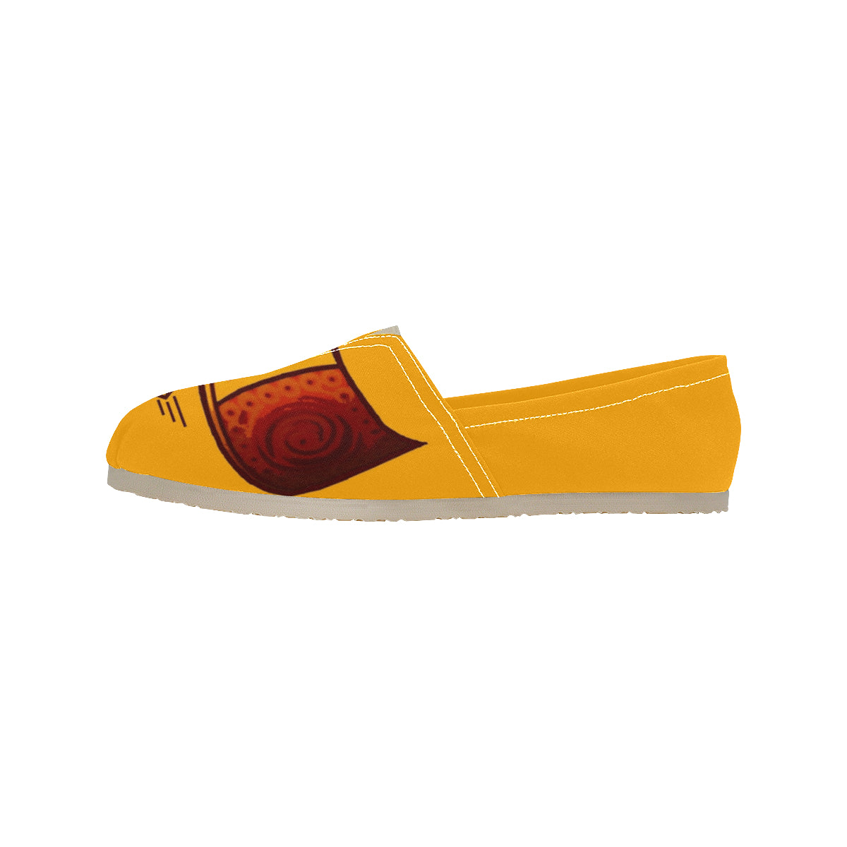 Dutch Clogs Yellow - Casual Canvas Slip-on Shoes