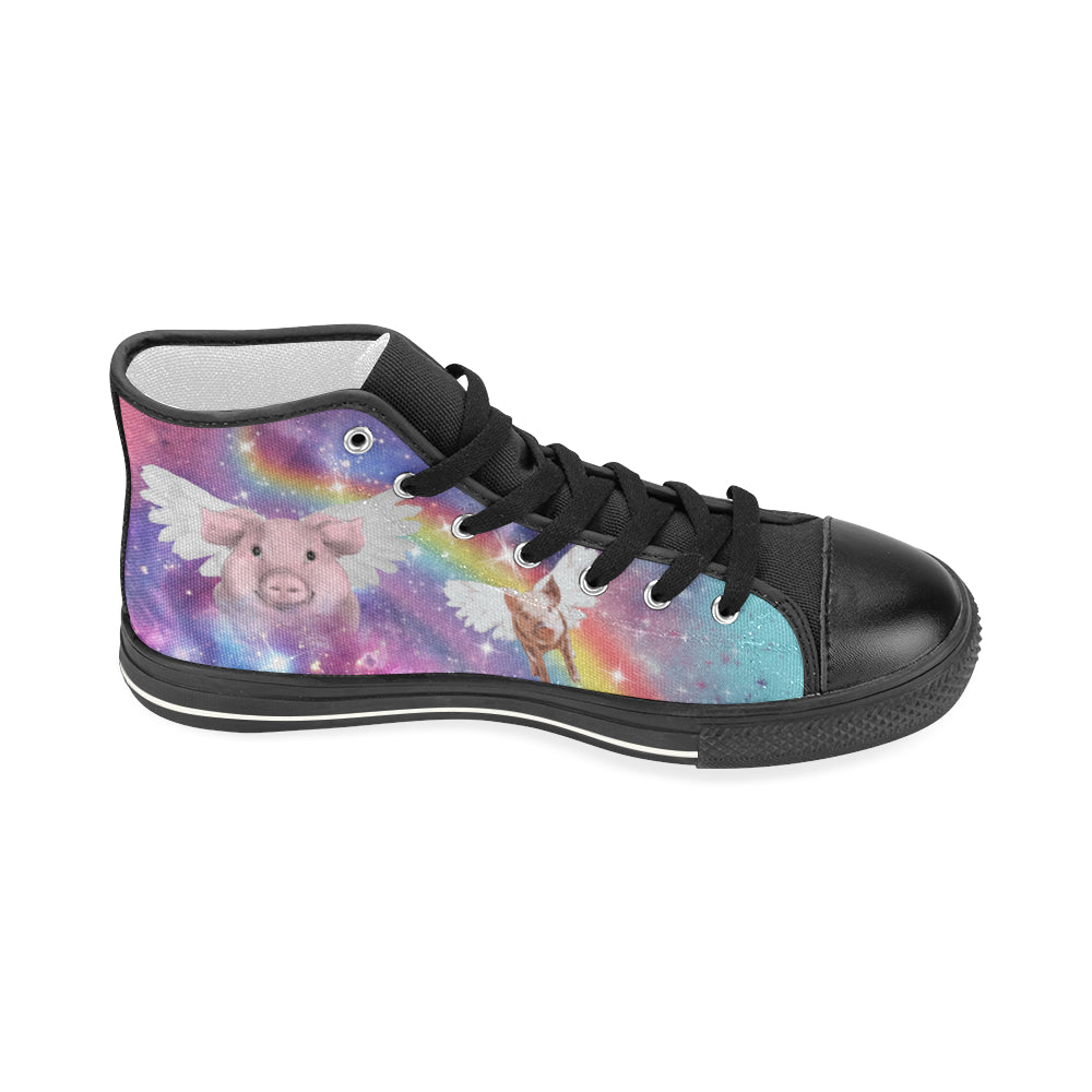 Flying Pigs - High Top Shoes - Little Goody New Shoes Australia