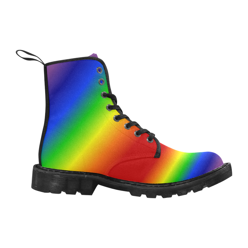 Rainbow - Canvas Boots - Little Goody New Shoes Australia