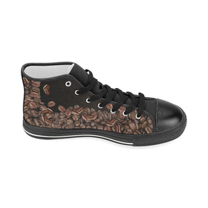 Coffee Beans - High Top Shoes - Little Goody New Shoes Australia