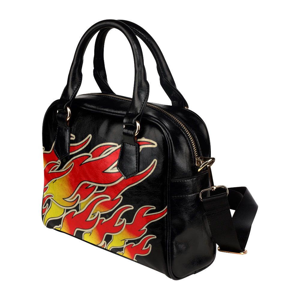 Flames - Shoulder Handbag - Little Goody New Shoes Australia