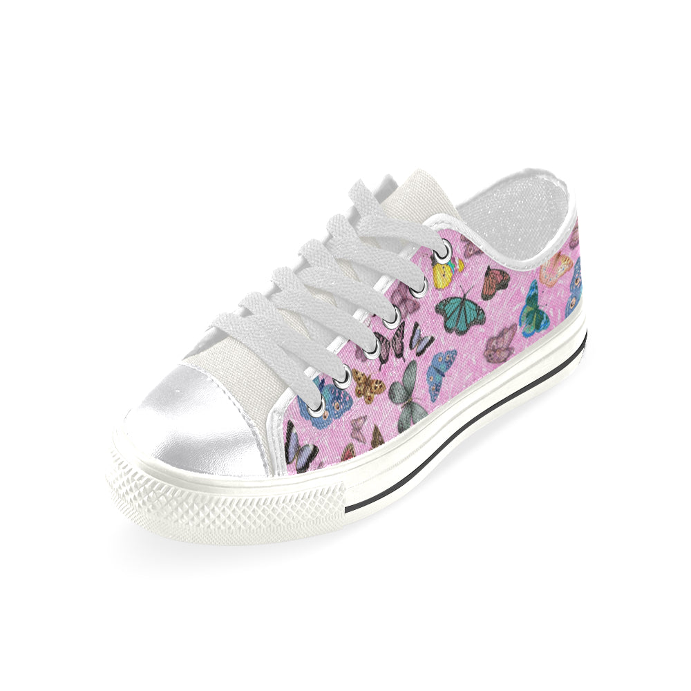 Butterfly Pink - Low Top Shoes - Little Goody New Shoes Australia