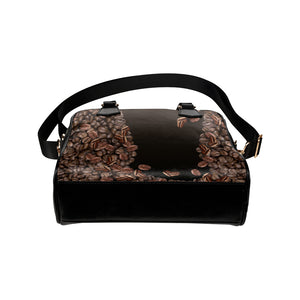 Coffee Beans - Shoulder Handbag - Little Goody New Shoes Australia