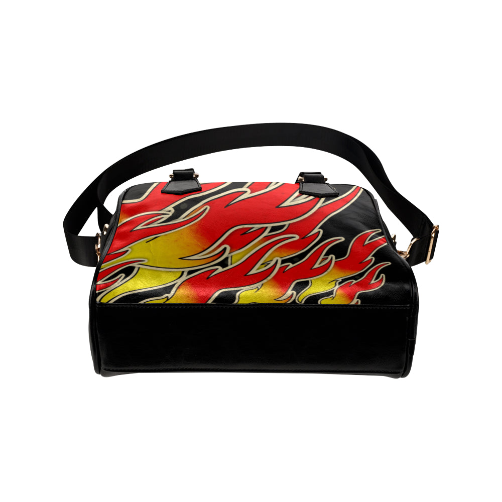 Flames - Shoulder Handbag - Little Goody New Shoes Australia