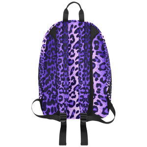Leopard Purple - Travel Backpack - Little Goody New Shoes Australia