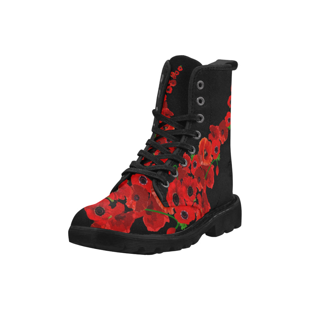 Poppies - Canvas Boots - Little Goody New Shoes Australia