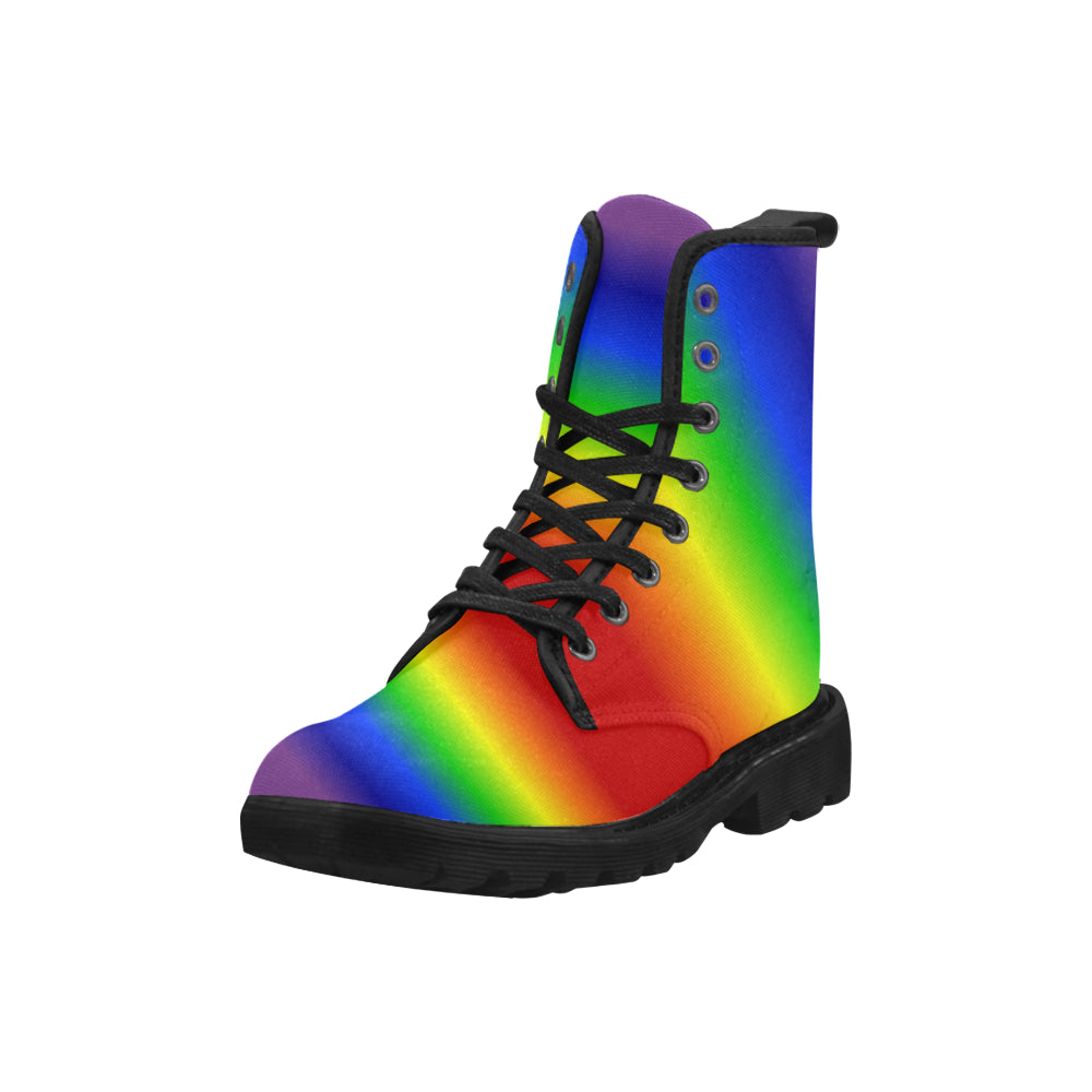 Rainbow - Canvas Boots - Little Goody New Shoes Australia