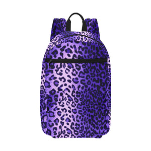 Leopard Purple - Travel Backpack - Little Goody New Shoes Australia