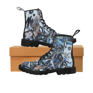 Graffiti - Canvas Boots - Little Goody New Shoes Australia