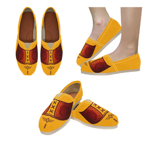 Dutch Clogs Yellow - Casual Canvas Slip-on Shoes
