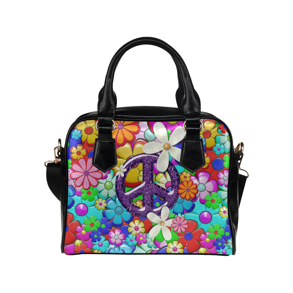 Flower Power - Shoulder Handbag - Little Goody New Shoes Australia