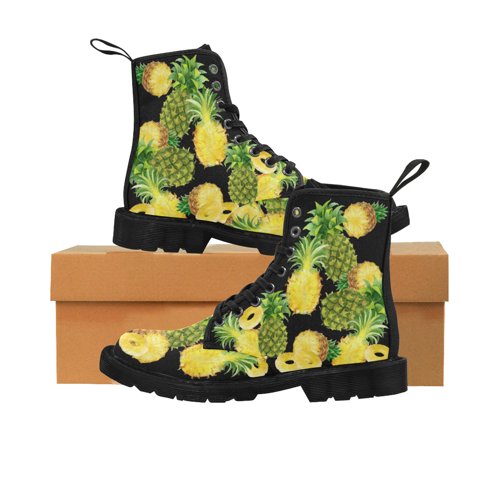 Pineapple - Canvas Boots - Little Goody New Shoes Australia